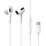 Ακουστικά - Baseus encok c17 in-ear wired headphones with usb type c microphone white (NGCR010002) – Mobit.gr