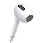 Ακουστικά - Baseus encok c17 in-ear wired headphones with usb type c microphone white (NGCR010002) – Mobit.gr