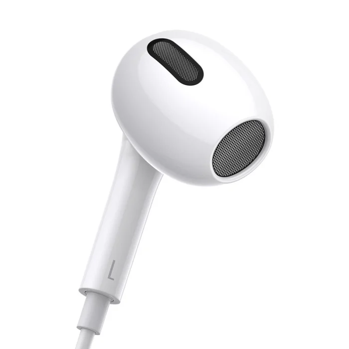 Ακουστικά - Baseus encok c17 in-ear wired headphones with usb type c microphone white (NGCR010002) – Mobit.gr