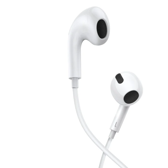 Ακουστικά - Baseus encok c17 in-ear wired headphones with usb type c microphone white (NGCR010002) – Mobit.gr