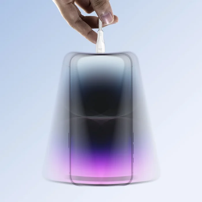 Joyroom USB C - Lightning 20W Surpass Series cable for fast charging and data transfer 0.25 m white (S-CL020A11) - Image 2