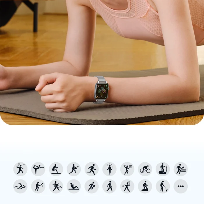 Joyroom JR-FT5 IP68 smartwatch with call answering function - silver - Image 5