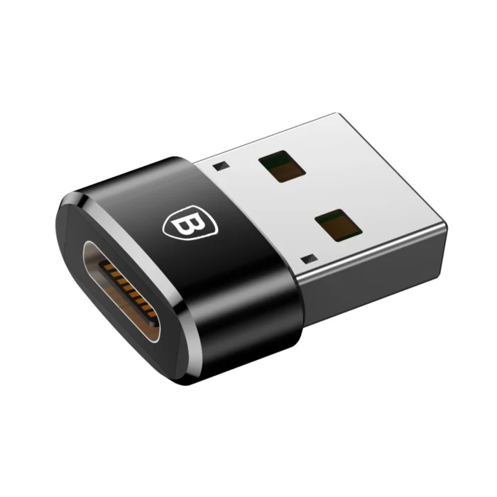 Baseus adapter from USB Type-C to USB black (CAAOTG-01) - Image 3