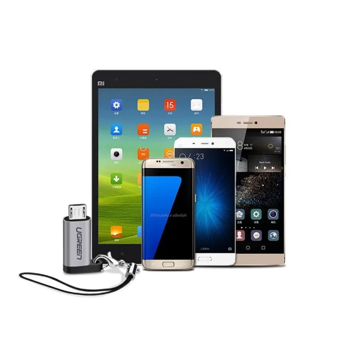 Ugreen adapter USB Type C to micro USB adapter gray (50590) - Image 5
