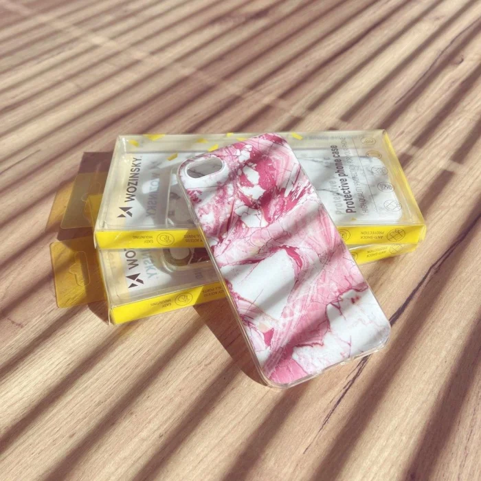 Θήκη Xiaomi Poco M3 / Xiaomi Redmi 9T Ροζ Marble Wozinsky - Image 3