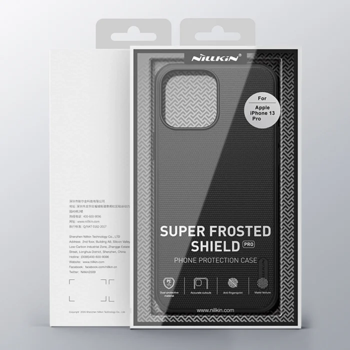 Θήκη iPhone 13 Pro Μαύρο Nillkin Super Frosted Shield - Image 6