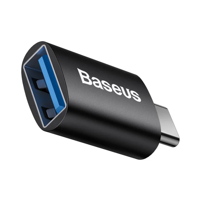 Baseus Ingenuity Series plug adapter USB Type C to USB-A 3.2 gen 1 black (ZJJQ000001) - Image 3