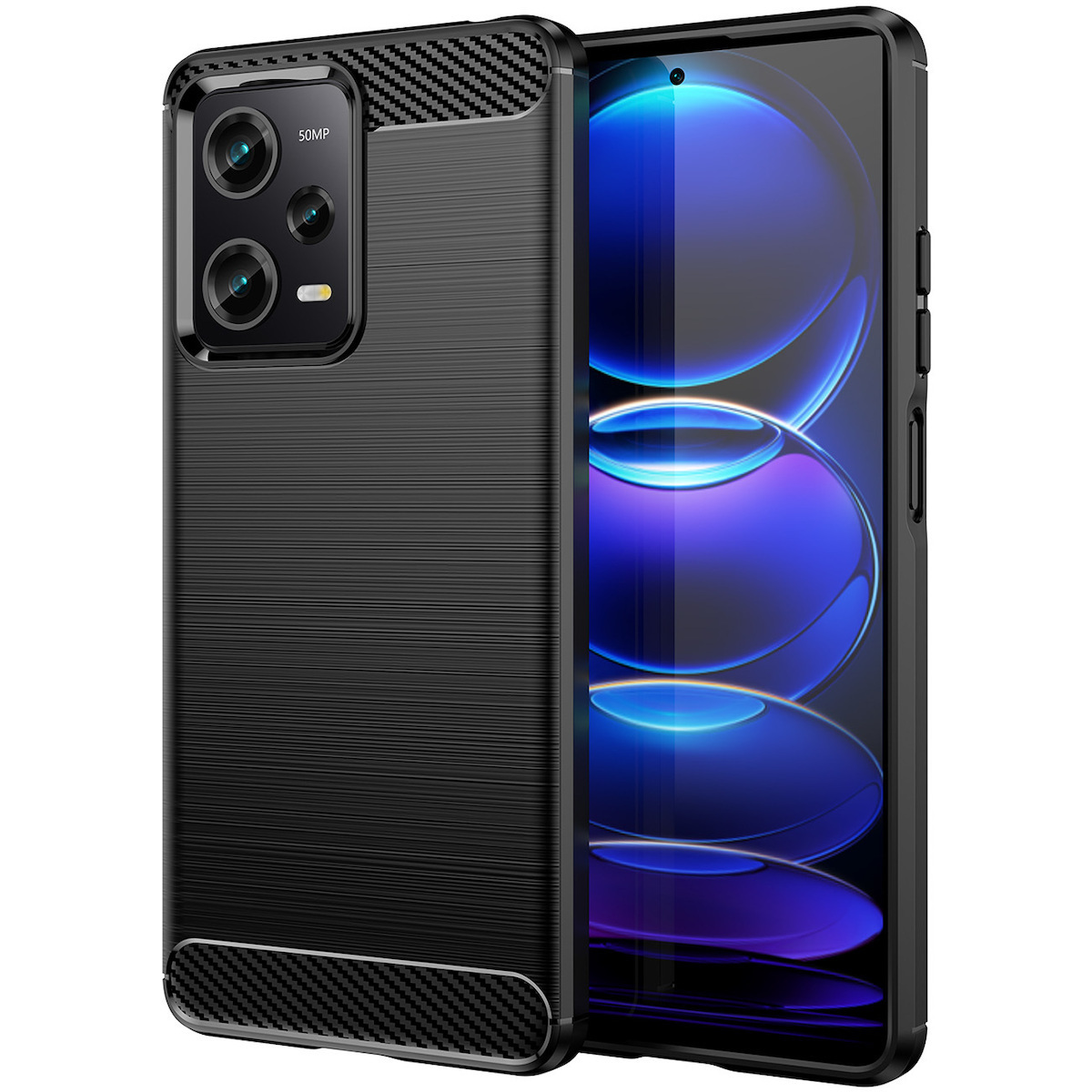 Θήκη Xiaomi Redmi Note 12 Pro 5G / Poco X5 Pro σιλικόνης carbon - Image 1