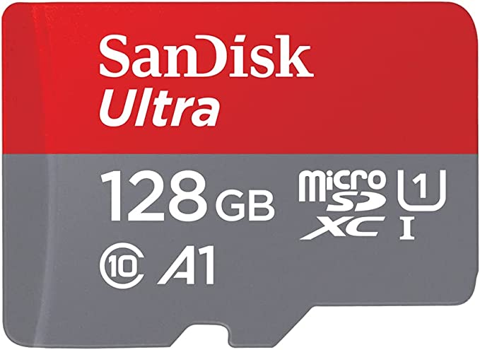 Sandisk20Ultra20Android20microSDHC20128GB20Class201020A120140MBs20CEBCCEB520Adapter20Main20Image.jpg SanDisk SDSQUAB-128G-GN6MA Ultra microSDXC 128GB + SD Adapter 140MB/s A1 Class 10 UHS-I - Image 1