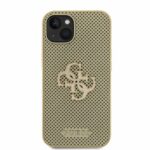 Θήκη iPhone 15 PU Perforated 4G Glitter Metal Logo Guess - Image 5