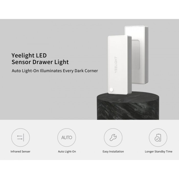 YEELIGHT LED φωτιστικό YLCTD001 με ανιχνευτή κίνησης, 2700K, 0.15W, 4τμχ - Image 2