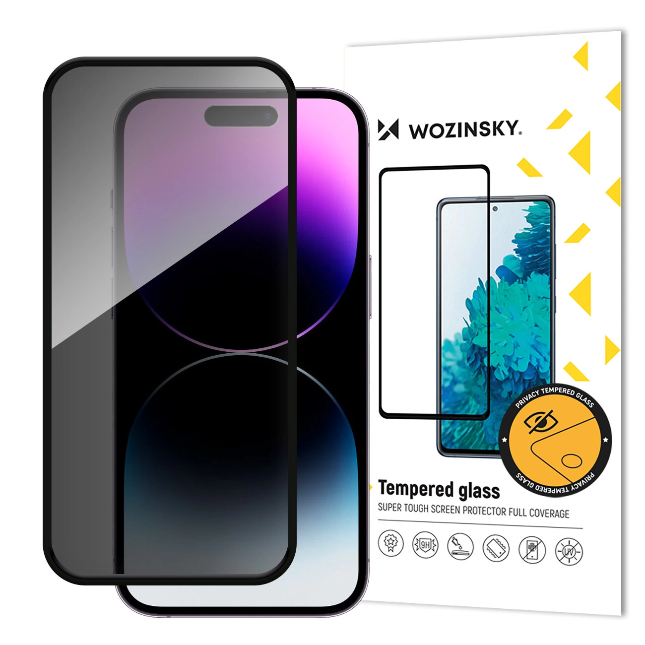 170991_1 Privacy Glass Tempered Glass with anti-spy filter iPhone 16 Pro Max Wozinsky - Image 1