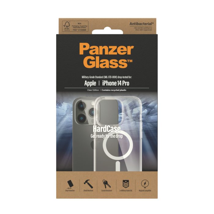PanzerGlass HardCase MagSafe Apple iPhone 14 Pro | Clear – Mobit.gr