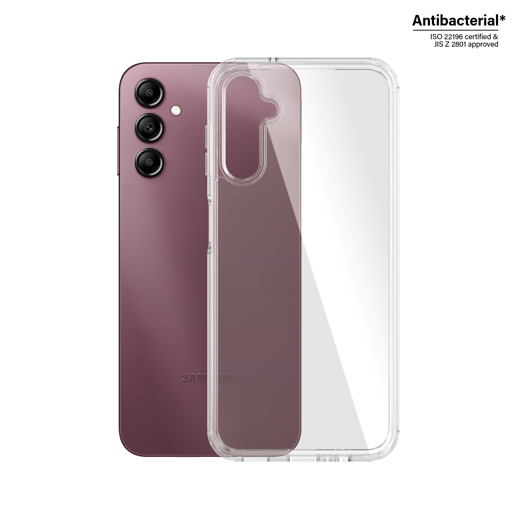 0436_01 PanzerGlass™ HardCase Samsung Galaxy A14 | A14 5G | Transparent – Mobit.gr