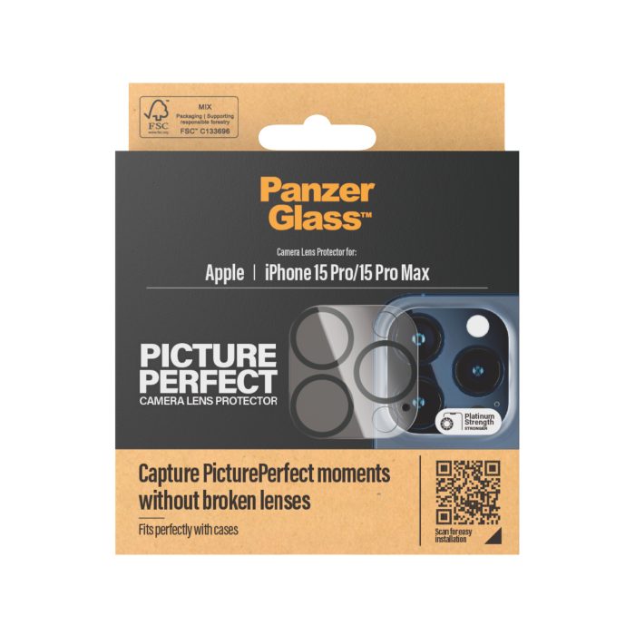 PanzerGlass™ PicturePerfect Camera Lens Protector iPhone 15 Pro | 15 Pro Max – Mobit.gr
