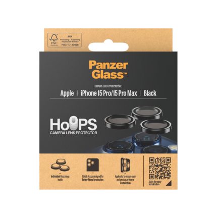 PanzerGlass™ Hoops Camera Lens Protector iPhone 15 Pro | 15 Pro Max – Mobit.gr