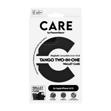 CARE by PanzerGlass® Feature Case Tango Two-in-One Wallet w. MagSafe iPhone 14 | 13 – Mobit.gr