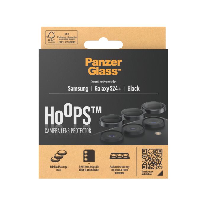 PanzerGlass™ Hoops Camera Lens Protector Samsung Galaxy S24  Plus Black – Mobit.gr