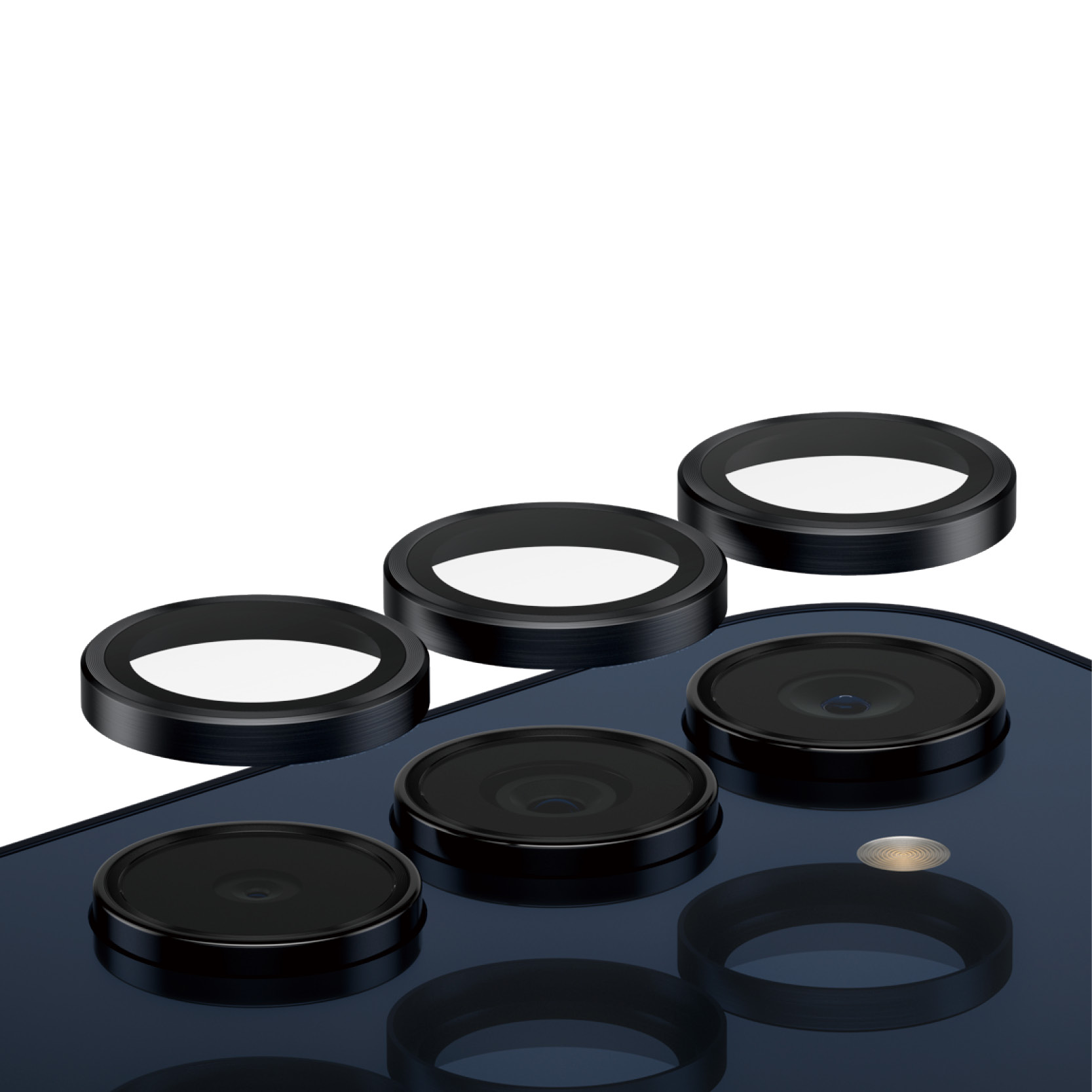1226_01 PanzerGlass™ Hoops Camera Lens Protector Samsung Galaxy A35 5G | Black – Mobit.gr