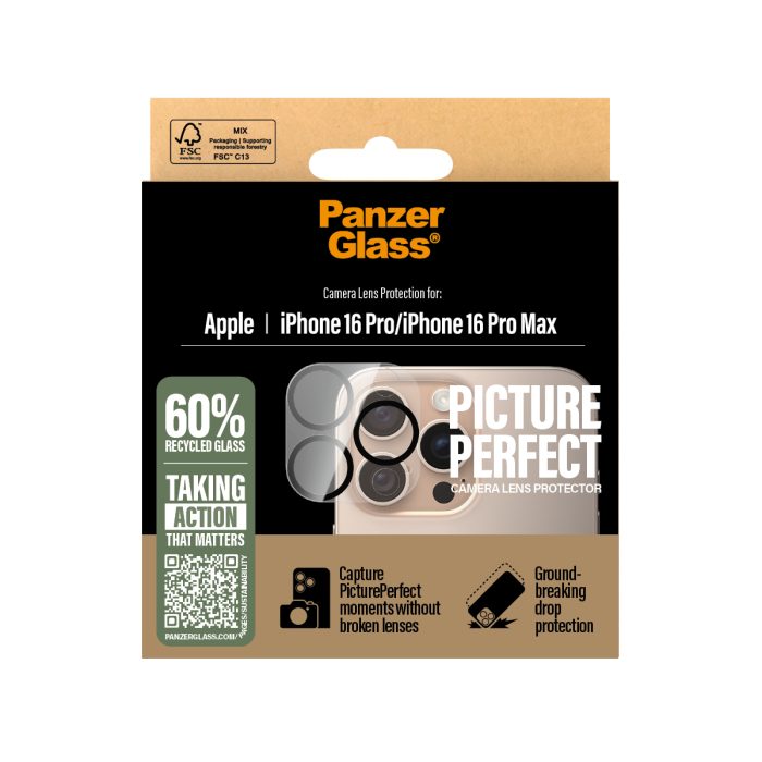 PanzerGlass® PicturePerfect Lens Protector Apple | iPhone 16 Pro/iPhone 16 Pro Max – Mobit.gr