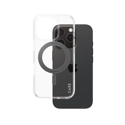 CARE by PanzerGlass® Feature Case Black Kickstand & MagSafe for Apple iPhone 16 Pro – Mobit.gr