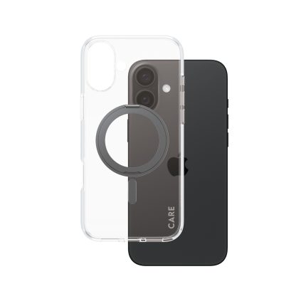 CARE by PanzerGlass® Feature Case Black Kickstand & MagSafe for Apple iPhone 16 Plus – Mobit.gr