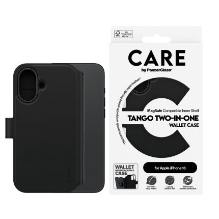 CARE by PanzerGlass® Feature Case Tango Two-in-One Wallet Case for Apple iPhone 16 – Mobit.gr