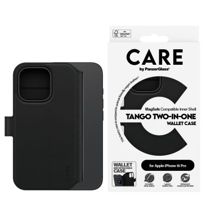 CARE by PanzerGlass® Feature Case Tango Two-in-One Wallet Case for Apple iPhone 16 Pro – Mobit.gr