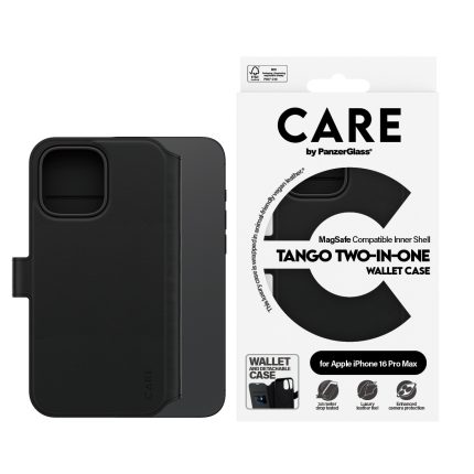 CARE by PanzerGlass® Feature Case Tango Two-in-One Wallet Case for Apple iPhone 16 Pro Max – Mobit.gr