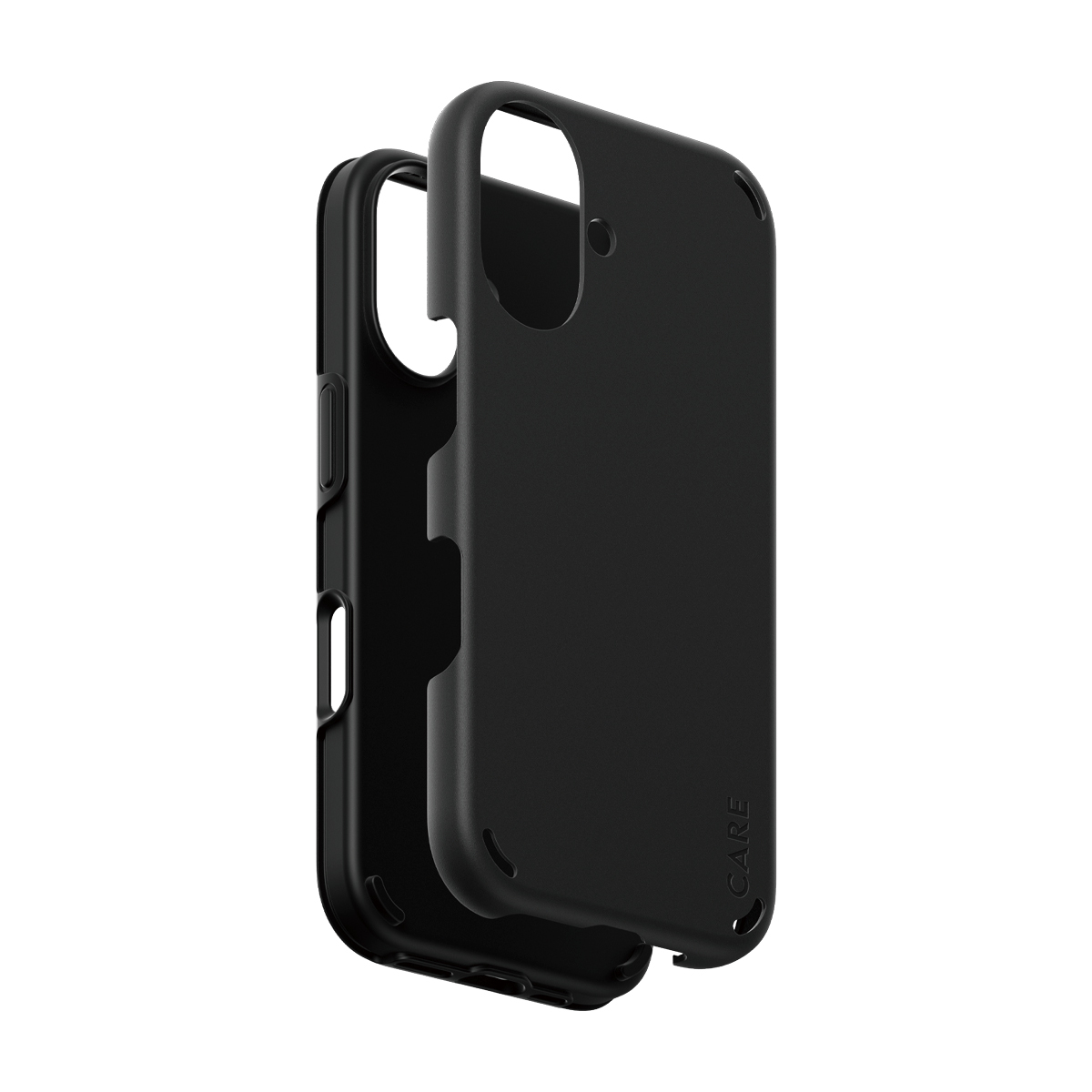 1333_0 CARE by PanzerGlass® Feature Case Double Defence Black for Apple iPhone 16 – Mobit.gr