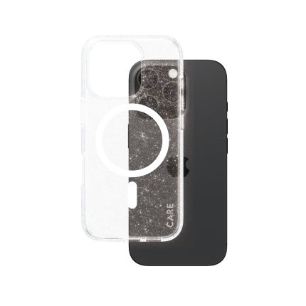 CARE by PanzerGlass® Flagship Case Star Lit w. White MagSafe for Apple iPhone 16 Pro – Mobit.gr