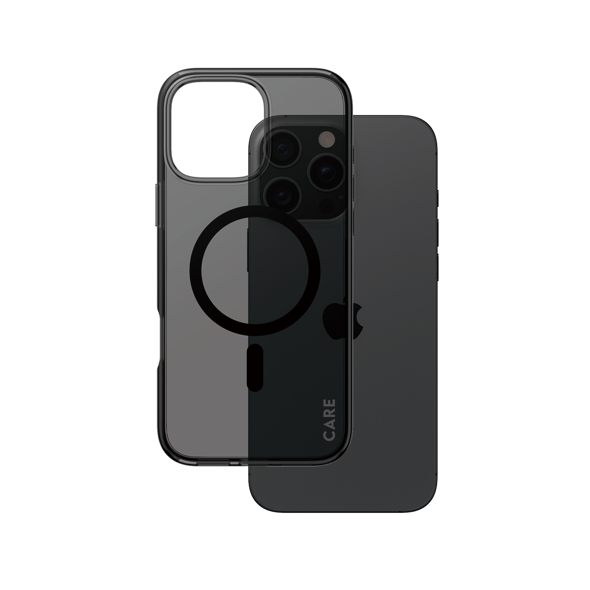 1352_0 CARE by PanzerGlass® Flagship Case Smokey w. Black MagSafe for Apple iPhone 16 Pro Max – Mobit.gr