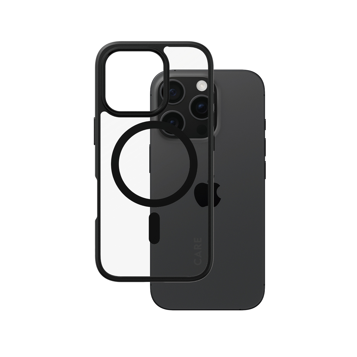 1358_0 CARE by PanzerGlass® Flagship Case Urban Combat Black Frame & MagSafe for Apple iPhone 16 Pro – Mobit.gr