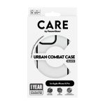 CARE by PanzerGlass® Flagship Case Transparent Urban Combat w. Black Frame iPhone 16 Pro – Mobit.gr