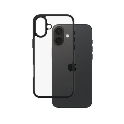 CARE by PanzerGlass® Flagship Case Transparent Urban Combat w. Black Frame iPhone 16 Plus – Mobit.gr