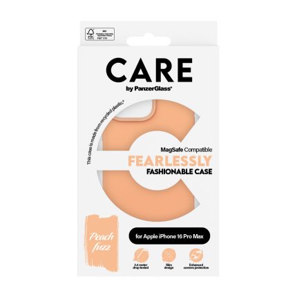 CARE by PanzerGlass® Fashionable Case Peachy w. MagSafe iPhone 16 Pro Max – Mobit.gr