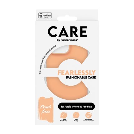 CARE by PanzerGlass® Fashionable Case Peachy iPhone 16 Pro Max – Mobit.gr