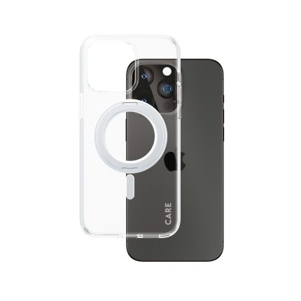 CARE by PanzerGlass® Feature Case Transparent w. Silver Kickstand & MagSafe iPhone 15 Pro Max – Mobit.gr