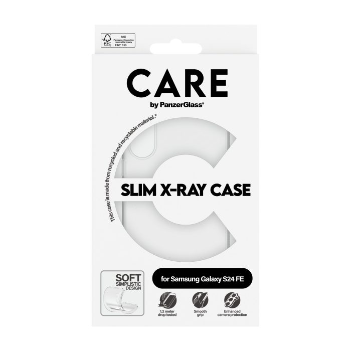 CARE by PanzerGlass® Fashionable Case Transparent X-Ray Soft Basic Samsung Galaxy S24 FE 5G – Mobit.gr