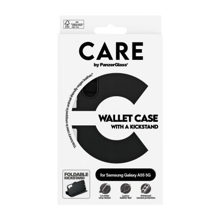 CARE by PanzerGlass® Feature Wallet Case w. Kickstand Samsung Galaxy A55 5G – Mobit.gr