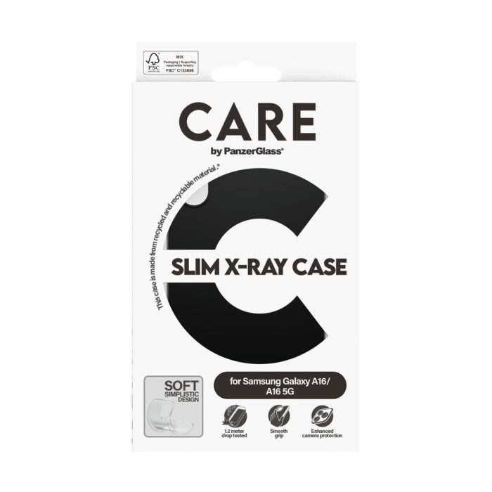 CARE by PanzerGlass® Fashionable Case Black Samsung Galaxy A16 / A16 5G – Mobit.gr