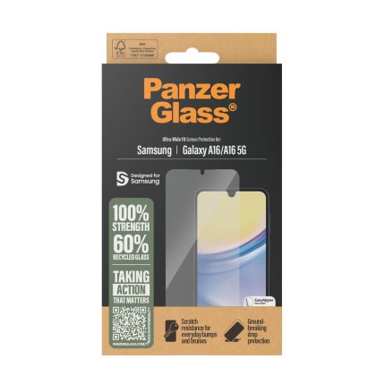 PanzerGlass® Screen Protector Samsung A16 / A16 5G | Ultra-Wide Fit – Mobit.gr
