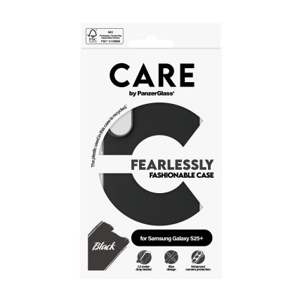 CARE by PanzerGlass® Fashionable Case Black Samsung Galaxy S25 Plus – Mobit.gr