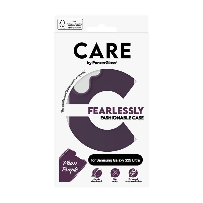 CARE by PanzerGlass® Fashionable Case Plum Purple Samsung Galaxy S25 Ultra – Mobit.gr