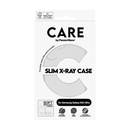 CARE by PanzerGlass® Fashionable Case Transparent X-Ray Soft Basic Samsung Galaxy S25 Ultra – Mobit.gr