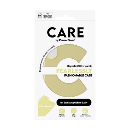 CARE by PanzerGlass® Fashionable Case Chardonnay w. Qi Compatible Samsung Galaxy S25 Plus – Mobit.gr