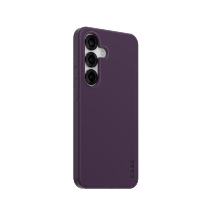 CARE by PanzerGlass® Fashionable Case Plum Purple w. Qi Compatible Samsung Galaxy S25 – Mobit.gr
