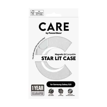 CARE by PanzerGlass® Flagship Case Urban Combat Star Lit w. White Qi Compatible Samsung Galaxy S25 – Mobit.gr