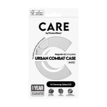 CARE by PanzerGlass® Flagship Case Transparent Urban Combat w. White Qi Compatible Samsung Galaxy S25 – Mobit.gr