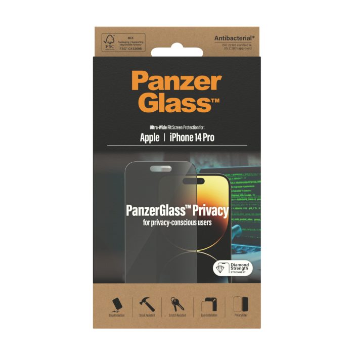PanzerGlass Apple iPhone 14 Pro UWF Privacy AB – Mobit.gr